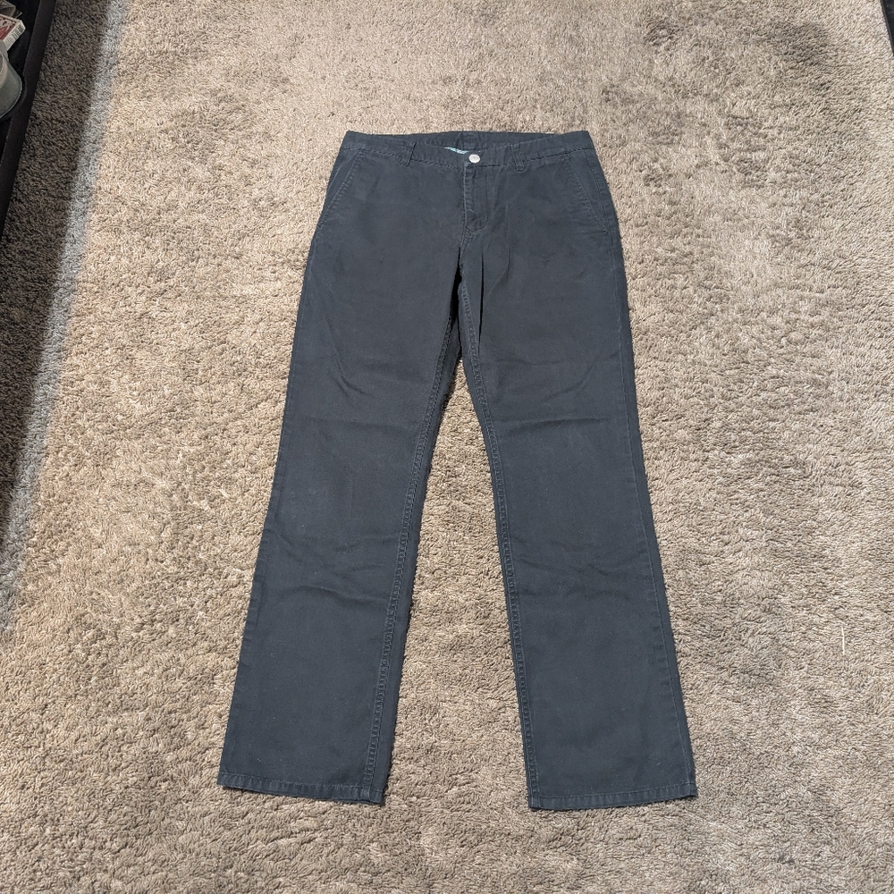 Bonobos Golf Washed Chino Pants Mens 32x32 Black Straight Fit